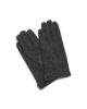 guantes gris oscuro para mujer