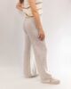 Pantalón mujer punto ancho gris jaspeado Ouka