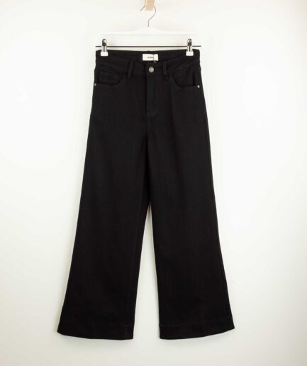 Pantalón flare mujer negro | Ouka