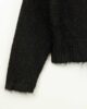 jersey negro bordado flores mujer