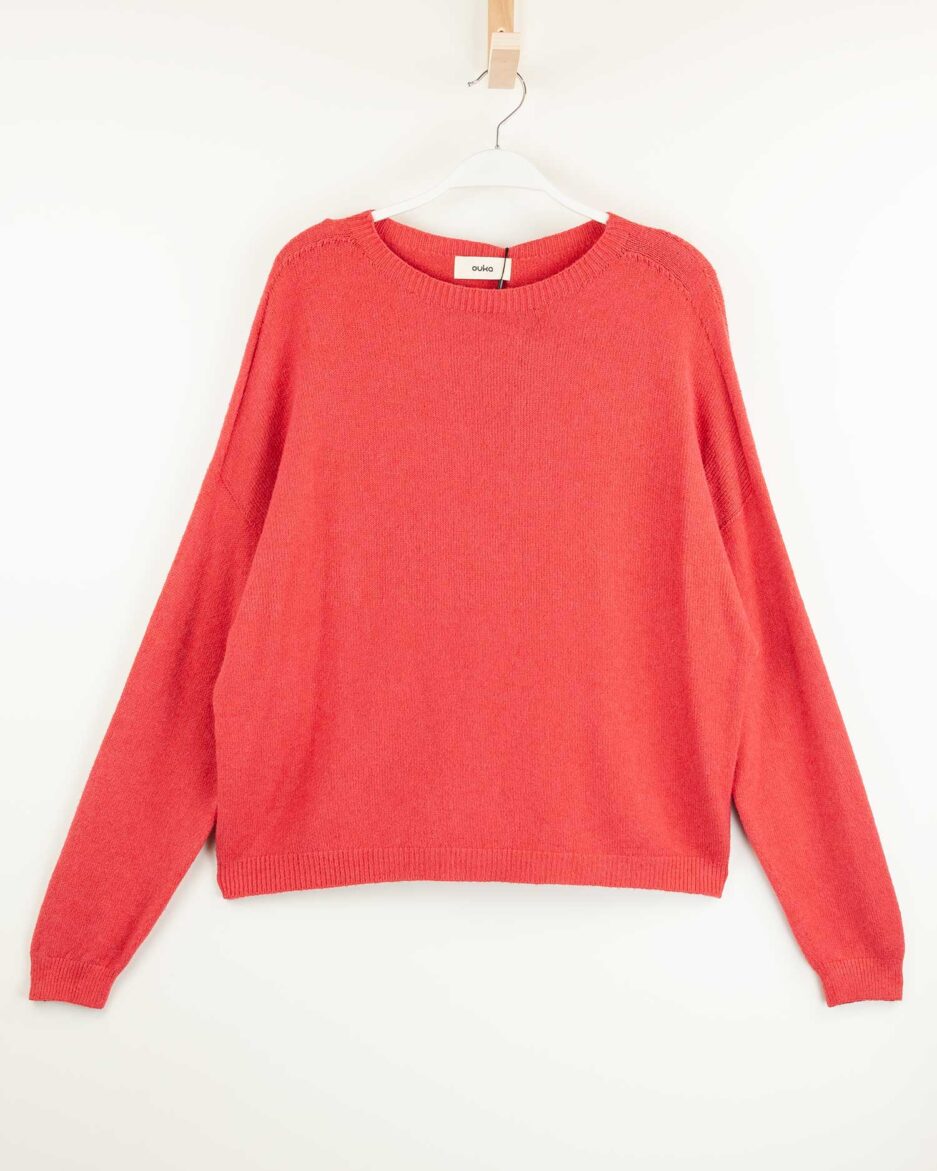 Jersey Mujer Cuello Redondo Punto Liso