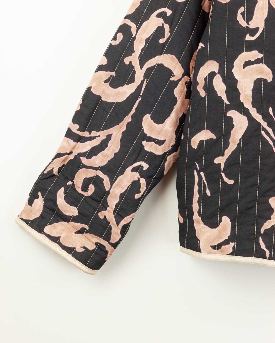 Chaqueta Acolchada Mujer Estampado Paisley