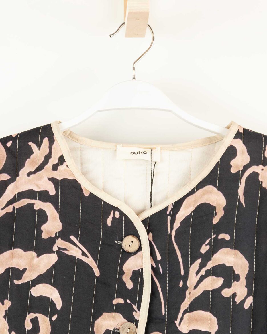 Chaqueta Acolchada Mujer Estampado Paisley