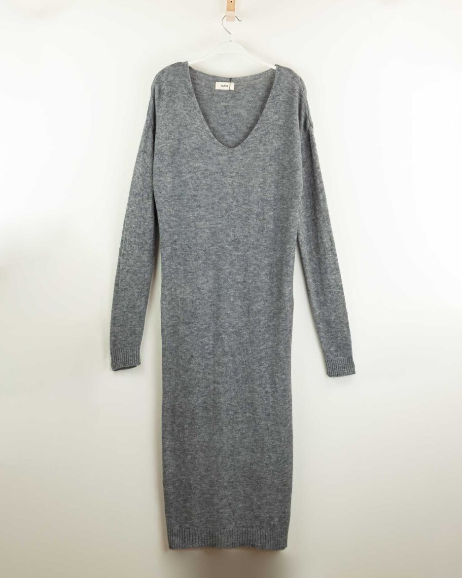 Vestido Largo de Punto Mujer
