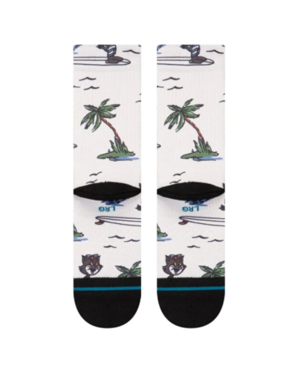 Calcetines streetwear hombre altos palmeras