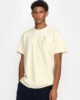 Camiseta beige holgada Revolution para hombre con estampado gráfico grande en la espalda