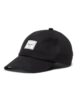 Gorra negra Herschel Classic Sylas con logo bordado en la parte frontal