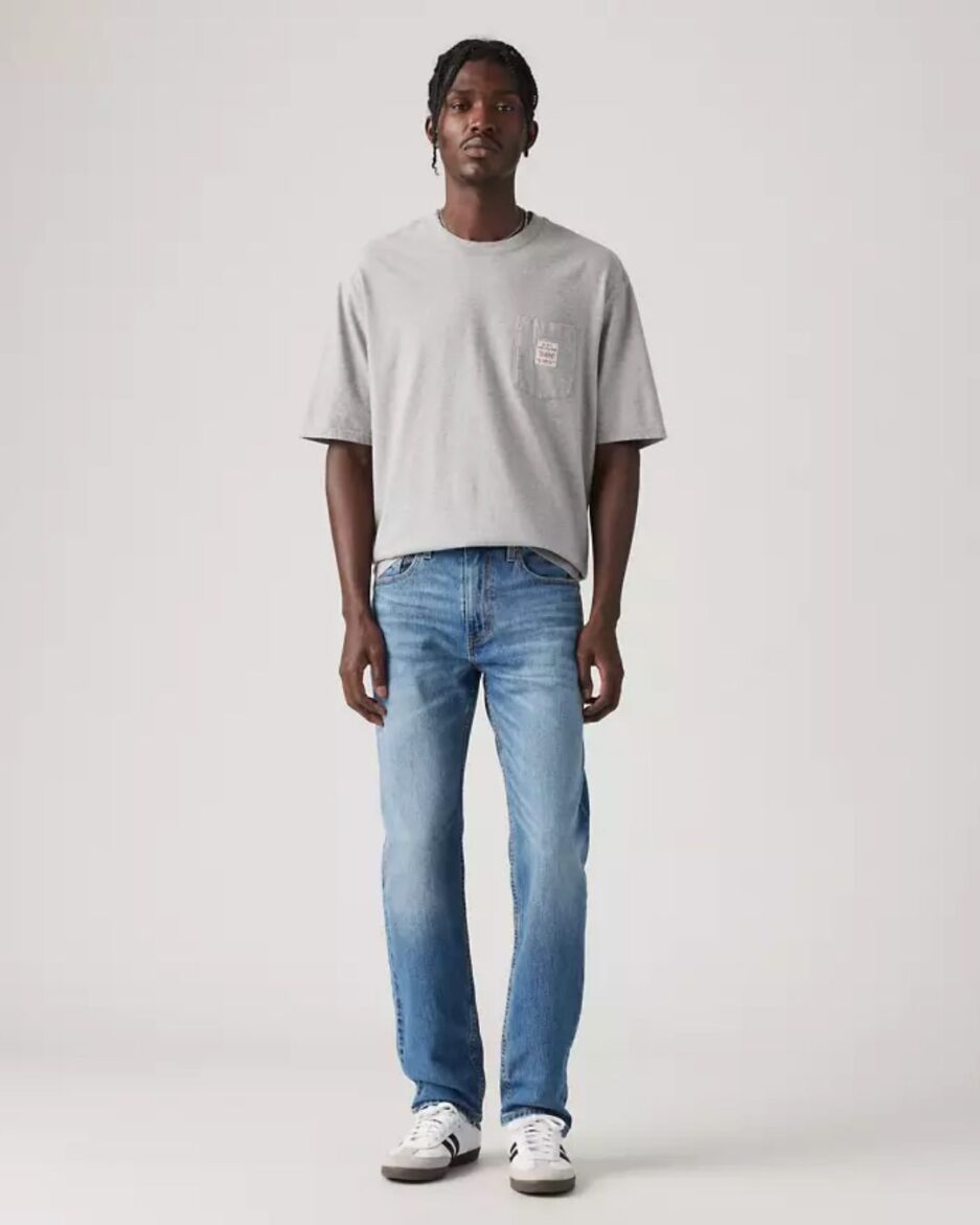 Jeans Levi’s 502 Taper para hombre con corte entallado y tejido elástico azul denim