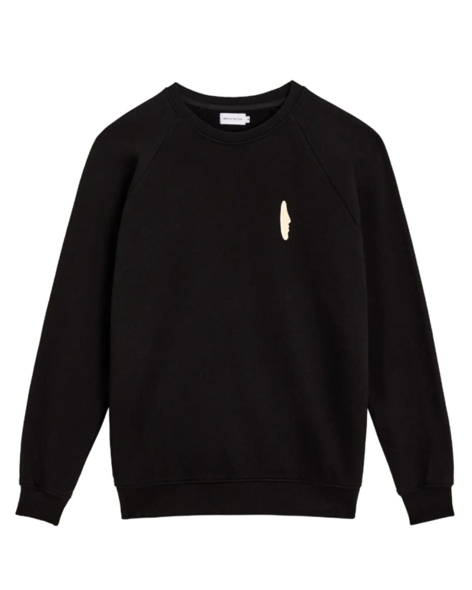 Sudadera Bask In The Sun Reincarnation para hombre con estampado artístico y algodón orgánico