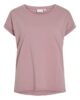 Camiseta malva VILA Vidreamers para mujer en algodón orgánico y poliéster reciclado