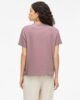 Camiseta VINORA malva mujer algodón orgánico VILA Ouka