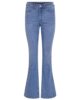 Jeans mujer corte campana VIBETTY azul medio de VILA – Ouka